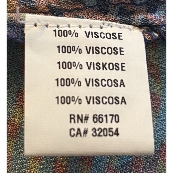 Anthropologie Conditions Apply Size Small Prismatic Geometric Sleeveless Blouse - Picture 11 of 11